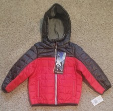 ZEROXPOSUR BOYS HOODED ZIPPERED JACKET MEDIUMWEIGHT 5/6 M NWT MSRP 60 RED NEW