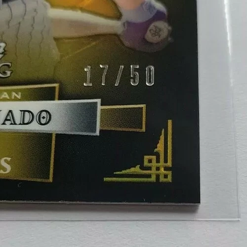 Nolan Arenado 2012 Bowman Sterling Gold Refractor Prospects RC  #17/50 Cardinals - Image 3 of 4