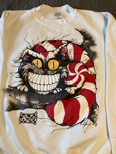 Andazia Chesire Cat Sweat Shirt XL Alice In Wonderland