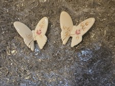Vintage Butterfly Wall Decor Lasting Products Inc. USA Set of 2