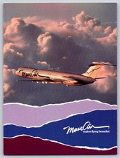 Muse Air - Douglas DC 9 advertising Postcard airlines