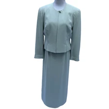 DAYMOR COUTURE Alexander Jewel Beaded Dress + Jacket 12 Mother of the Bride MOB