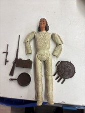 Vintage Marx Johnny West Chief Geronimo Indian Action Figure w/ 5 Accessories