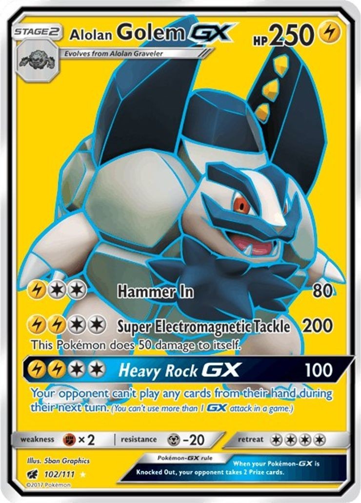 Alolan Golem GX