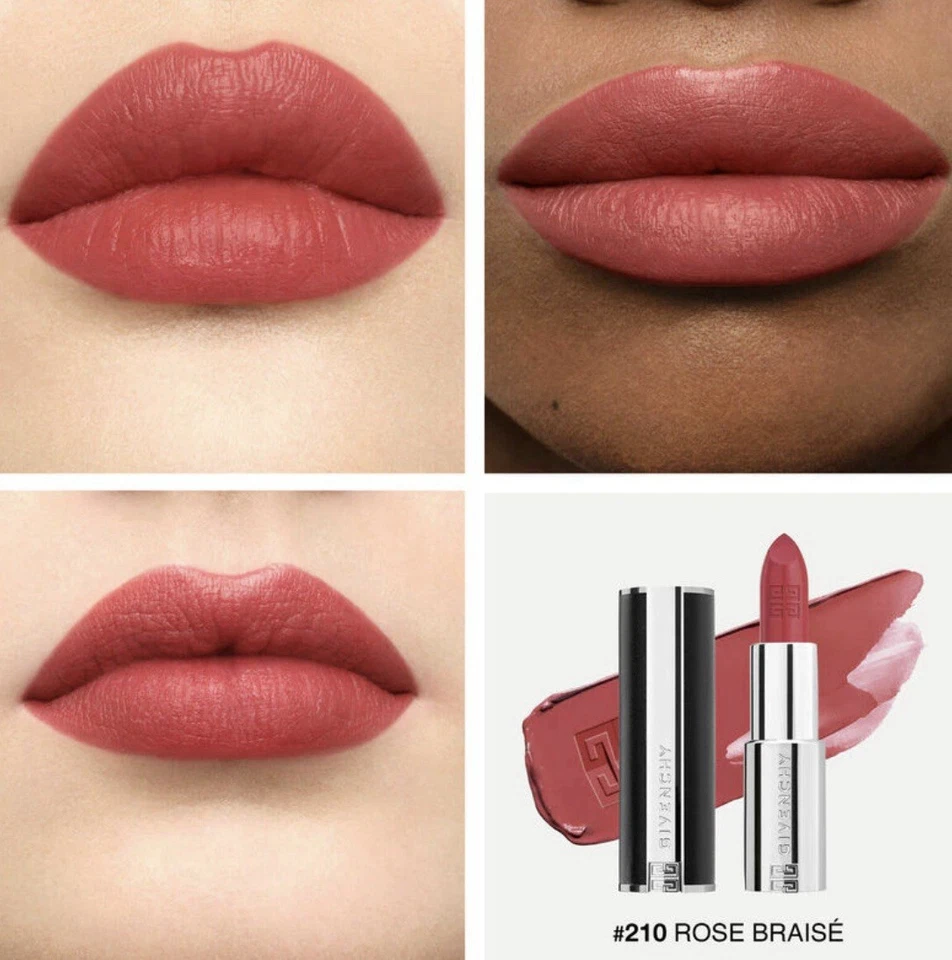 Givenchy Le Rouge Interdit Batom de Seda Intensa Luminoso Fosco - Novo na Caixa - Imagem 3 de 3