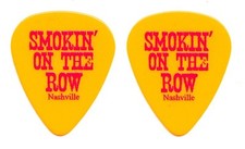 Nashville Smokin' On The Row Yellow Guitar Pick