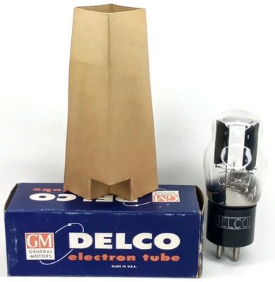 #ad #ad Antique Electron Tube With Original Box GM Delco Model 80 NOS NIB 1930s $27.99