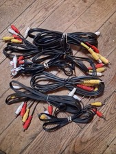 Mixed Lot of 7 RCA style Audio Video Component cables FREE SHIPPING