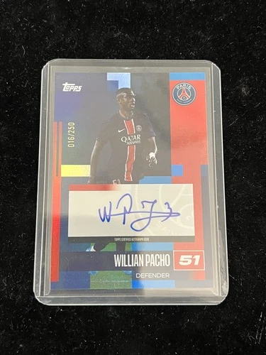 Willian Pacho 2024 Topps Willian Pacho Blue