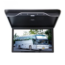 19" Android Touch Screen Flip down Car Roof Monitor Ceiling Overhead HD TFT HDMI