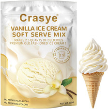 10 Ounce Ice Cream Mix Vanilla Soft Serve Mix Soft Serve Mixes Base Powder Ho...