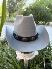 VTG Resistol XXX Beaver Western Cowboy Hat Self-Conforming 7 1/4 Leather Band