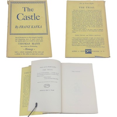 Franz Kafka The Castle 1951 Knopf 10th Printing w/ DJ Thomas Mann Intro