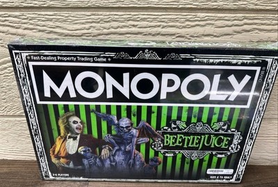 Monopoly Beetlejuice Edition Board Game Collectors Hasbro Warner Sealed