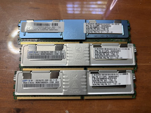 2GB DIMMs lot of 3 511-1161 Oracle Sun DDR2-667 PC2-5300 Reg USED 