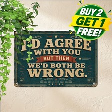 Funny Humorous Sarcastic Sign Retro Novelty Saying Home Bar Metal Wall Decor