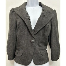 Blazer, Business Jacket, Gray, Lined, Womens Size Large, My  Michelle