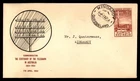 Mayfairstamps Australia FDC 1954 Telegraph Centenary First Day Cover aaz_51601