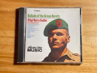 SSgt. Barry Sadler Ballads Of The Green Berets CD Collectors Choice 1997 NM disc