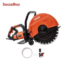Electric Concrete Saw 16 in With Max. 6 in Adjustable Cutting Depth Wet Disk Saw