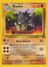 Rhydon 45/64 Jungle Unlimited Pokemon on eBay