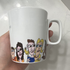 Rosenthal Siemens NYSE 2001 Rizzi Limited Edition Porcelain Coffee Mug 11 oz