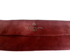 100% Authentic Patek Philippe Suede Burgundy ...