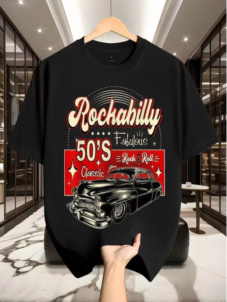 T-shirt ROCKABILLY Crazy Rhythm - 50's fifties Rock'n'Roll Retro