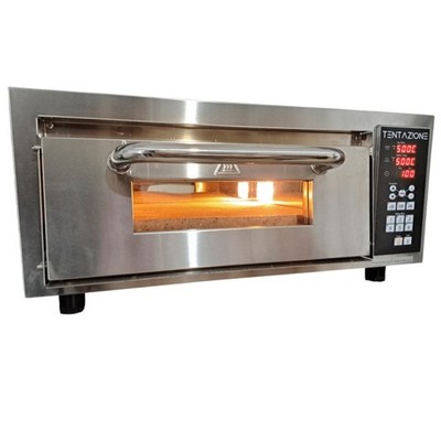 PizzaParty Tentazione MAX Digitale   Elektropizzaofen mit 3 kW und Biscotto Sapu