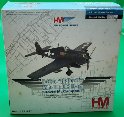 Hobby Master 1/72 HA1101 Grumman F6F Hellcat ''Minsi III'', CAG David McCampbell