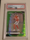 2024 Prizm Football Bo Nix Rookie RC 309 Neon Green Pulsar Prizm PSA 10 GEM MINT