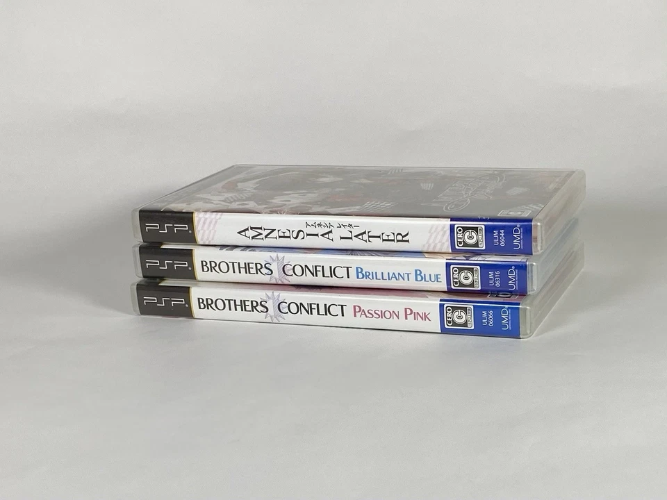 lot3 PSP Brothers Conflict : Passion Pink , Briliant Blue & Amnesis Later -Japan - Image 3 of 4