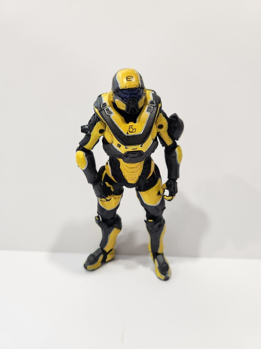 McFarlane Halo 5 Guardians Spartan Athlon Yellow Figure 2015 5.5