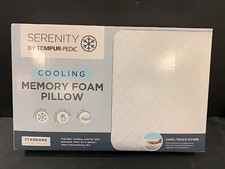 Serenity by Tempur-Pedic Cooling Memory Foam Pillow - Standard - Open Box