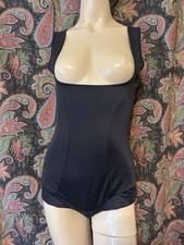 Maidenform Open Bust Ultra-Firm Bodysuit Shapewear Black Womens 83003 Size 2XL