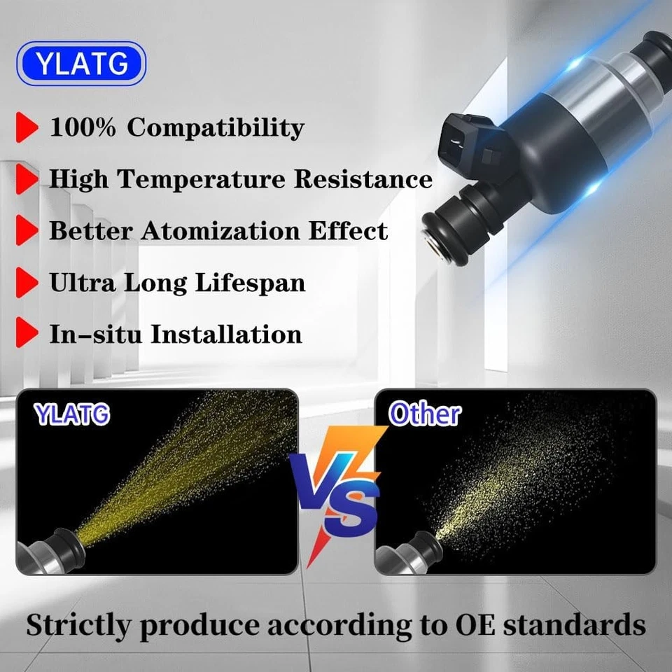Inyectores de combustible YLATG para GMC y Chevrolet C2500, C2500 Suburban, C3500,...  Foto 3 de 4