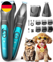 oneisall 2-In-1 Hundeschermaschine & Pfotentrimmer Mit Led, Schermaschine Hunde