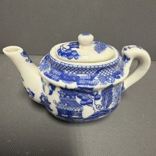 Japan Child's Play Blue Willow Teapot With Lid
