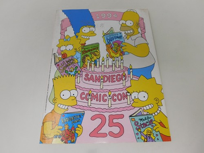 #ad 1994 Comic Con 25th Anniversary San Diego SDCC Simpsons cover $34.99