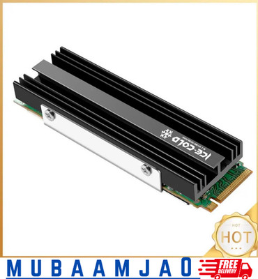 M.2 NGFF NVME 2280 SSD-Kühlkörper mit Silikon-Wärmeleitpad PC Effizienter
