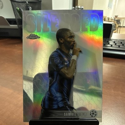 Topps Chrome UEFA Club Competitions 2024-25 Silenced Samuel Eto'o Inter #SHH-9