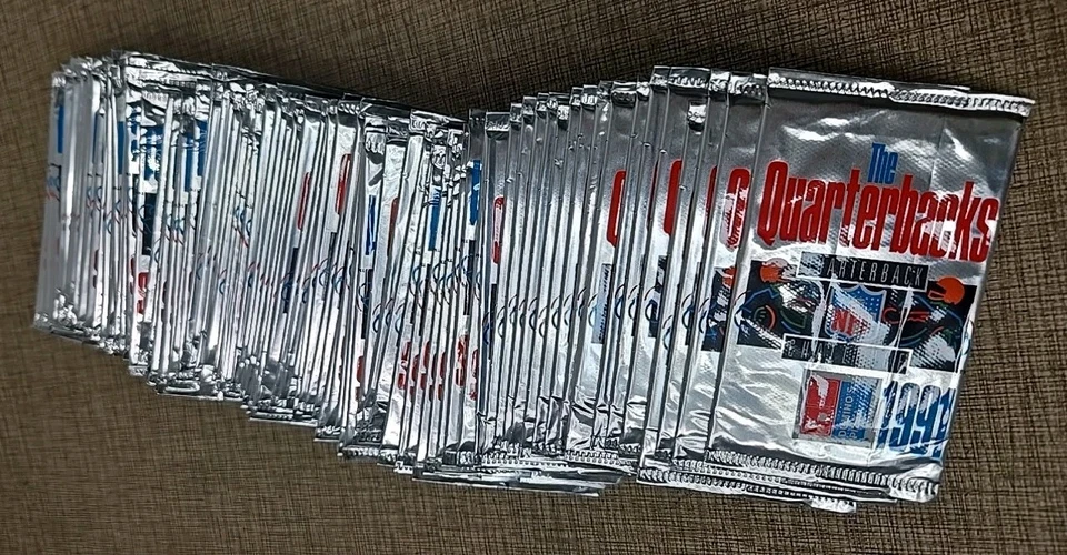 Lote de 100 paquetes Domino's Pizza 1991 The Quarterbacks Challenge SIN ABRIR Foto 2 de 3