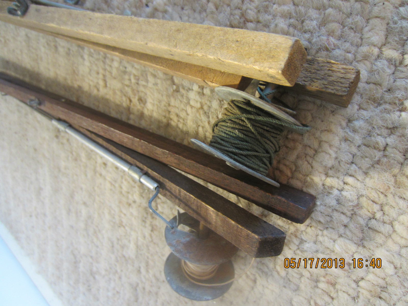 PAIR OF, VINTAGE WOODEN ICE FISHING "TIP UPS" eBay