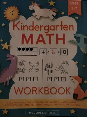 Kindergarten & 1St Grade Math Workbook Ages 5-7 Modern Kid Press For Sale Online | Ebay