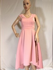 Asos Women’s Dress, Pleated High Low Dress, Pink, Sleeveless, Size 4