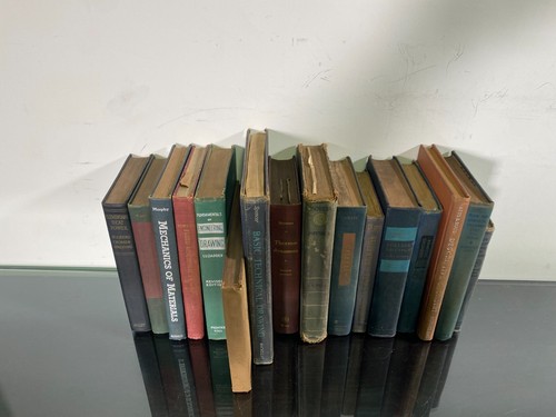 Mechanical Engineering Hardback Vintage Office Books Materials Drawing Thermo - Picture 5 of 24