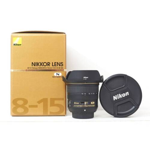 Nikon Usato AF-S Fisheye  8-15mm f3.5-4.5E ED - Picture 1 of 1