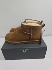 Alpine Design Women’s Emme Boot Suede Upper Wool Lining Size 7 Brown New