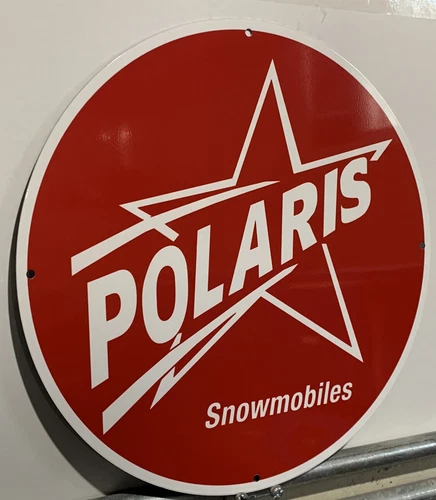 Vintage Style Polaris Metal  Steel Top Quality Heavy  Sign