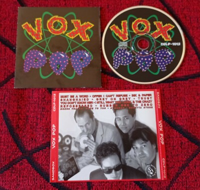 VOX POP ** Same ** ORIGINAL 1998 USA CD ROCK POWER POP SANDBOX LABEL